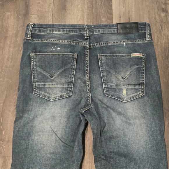 Hudson Boys Kaite Paint Splatter Destroyed Slim Jean - Picture 4 of 6
